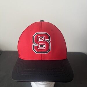 NC State Wolfpack Fitted Hat Adult One Size Memoryfit Stretch Cap Mesh Back